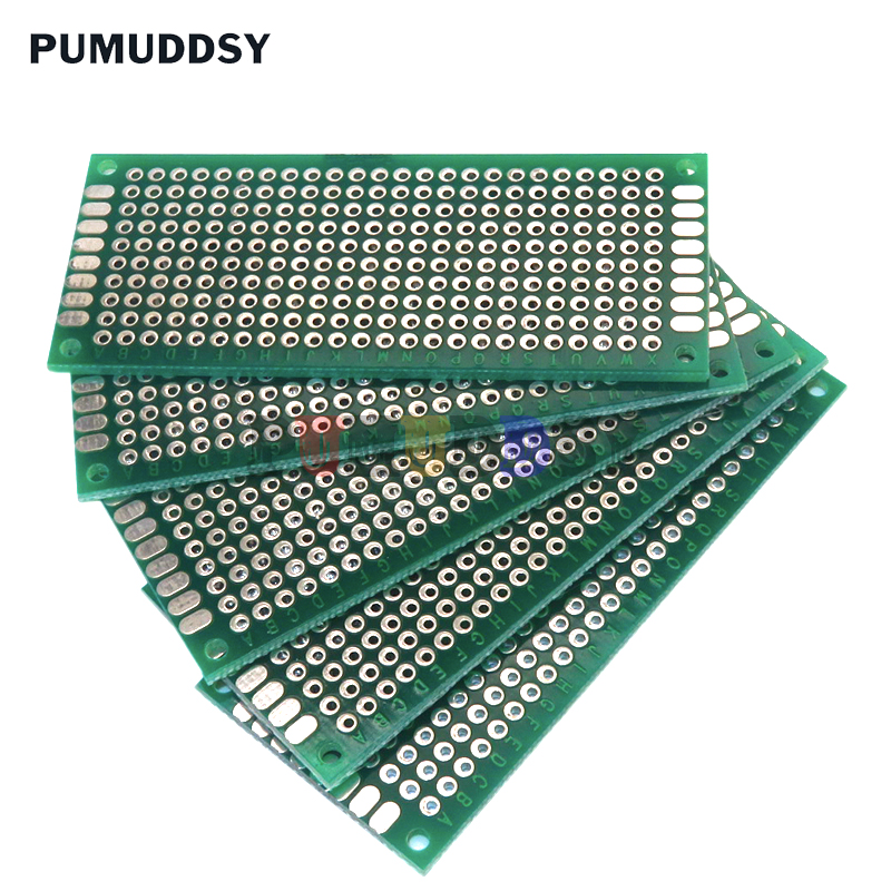 5PCS/LOT 3X7cm Double Side Pro - Diy Electronics Breadboard ulasan dan harga