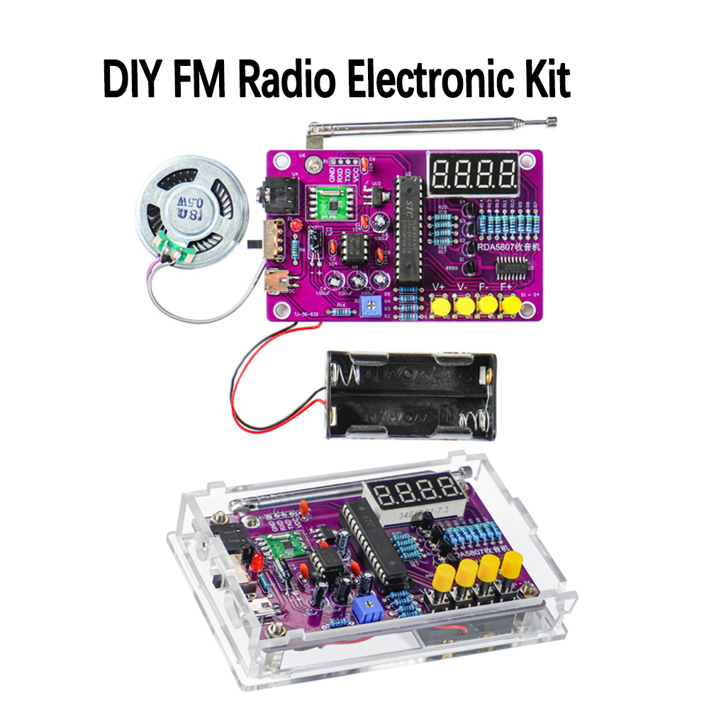 DIY FM Radio Electronic Kit 87 - Diy Electronics Set ulasan dan harga