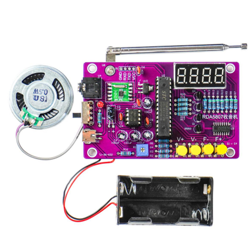DIY FM Radio Electronic Kit 87 - Diy Electronics Set ulasan dan harga