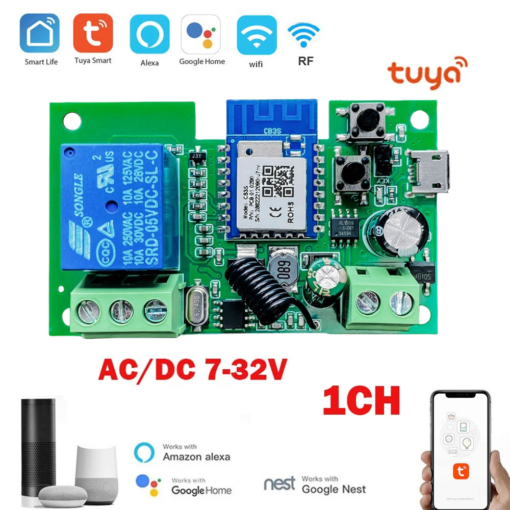 Alexa Smart Switch Tuya Smart  - Relay Module 5V ulasan dan harga