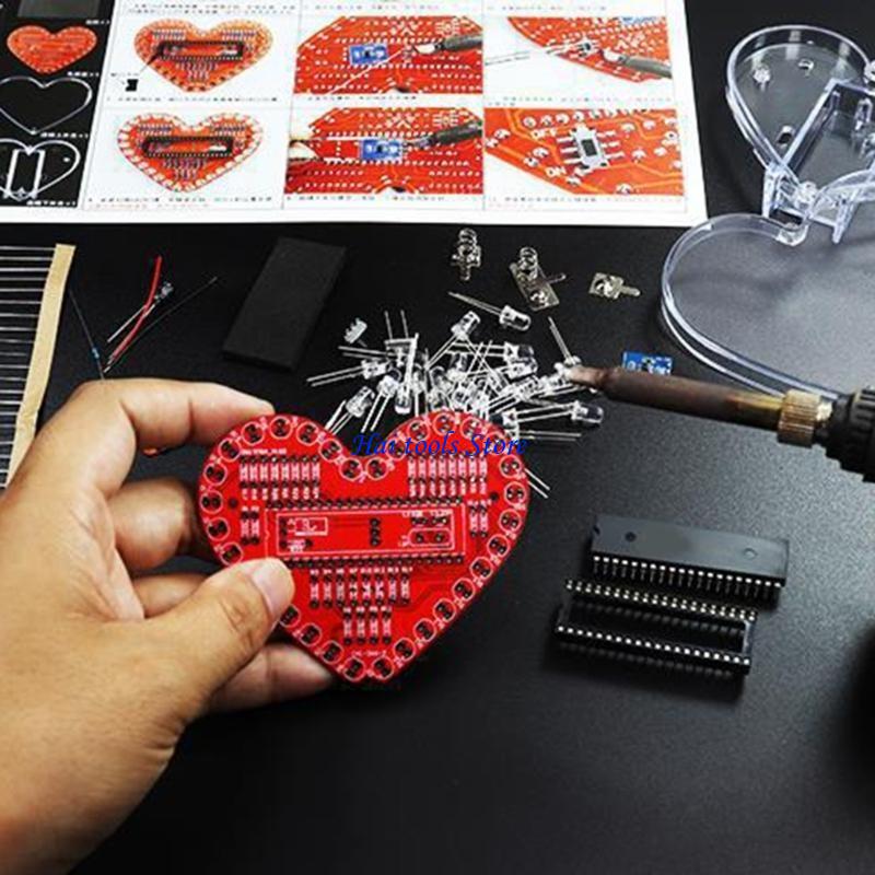 X37E DIY Soldering with Heart  - Diy Electronics Projects For Students ulasan dan harga
