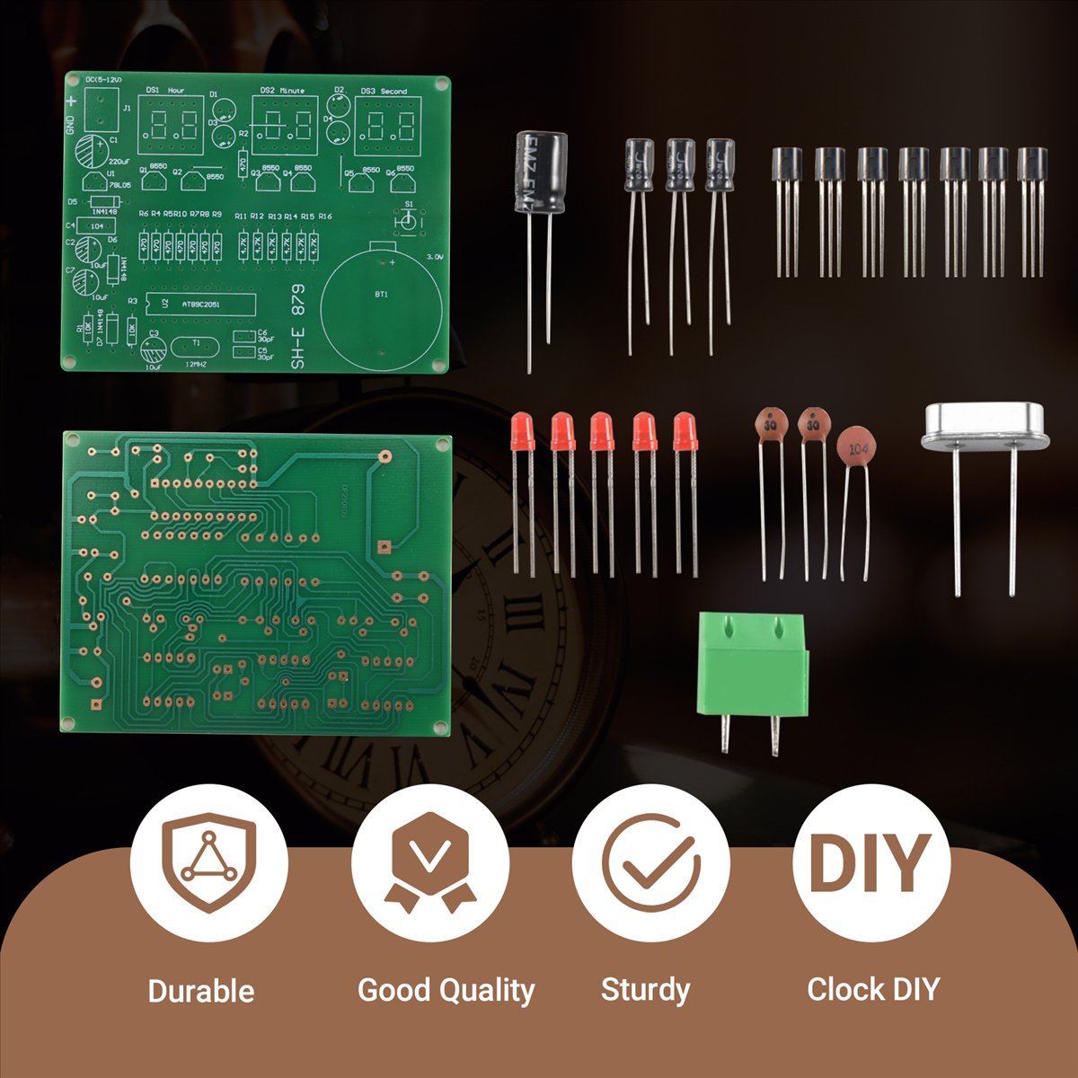 A003 AT89C2051 6 Digital LED D - Diy Electronics Flux ulasan dan harga