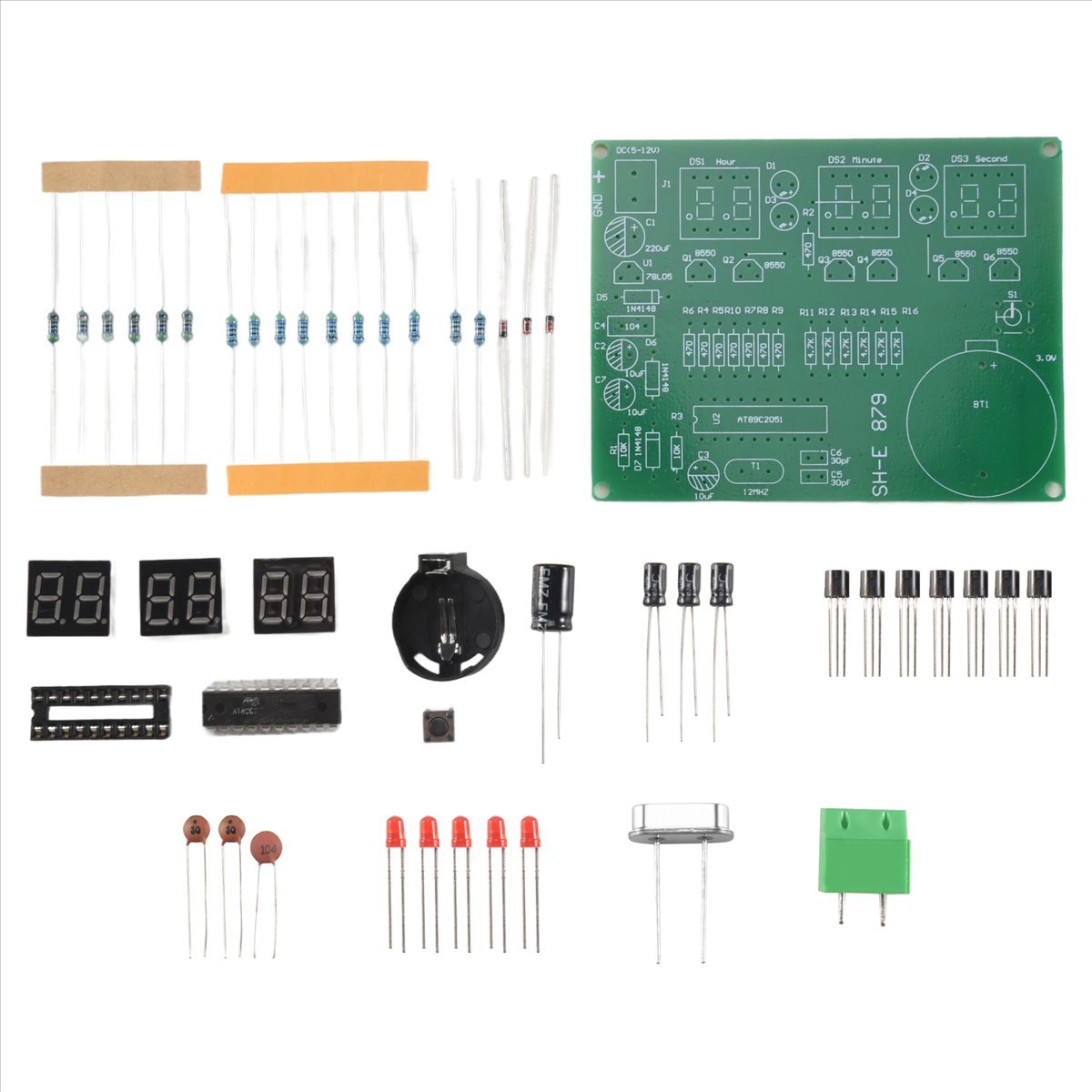 A003 AT89C2051 6 Digital LED D - Diy Electronics Flux ulasan dan harga