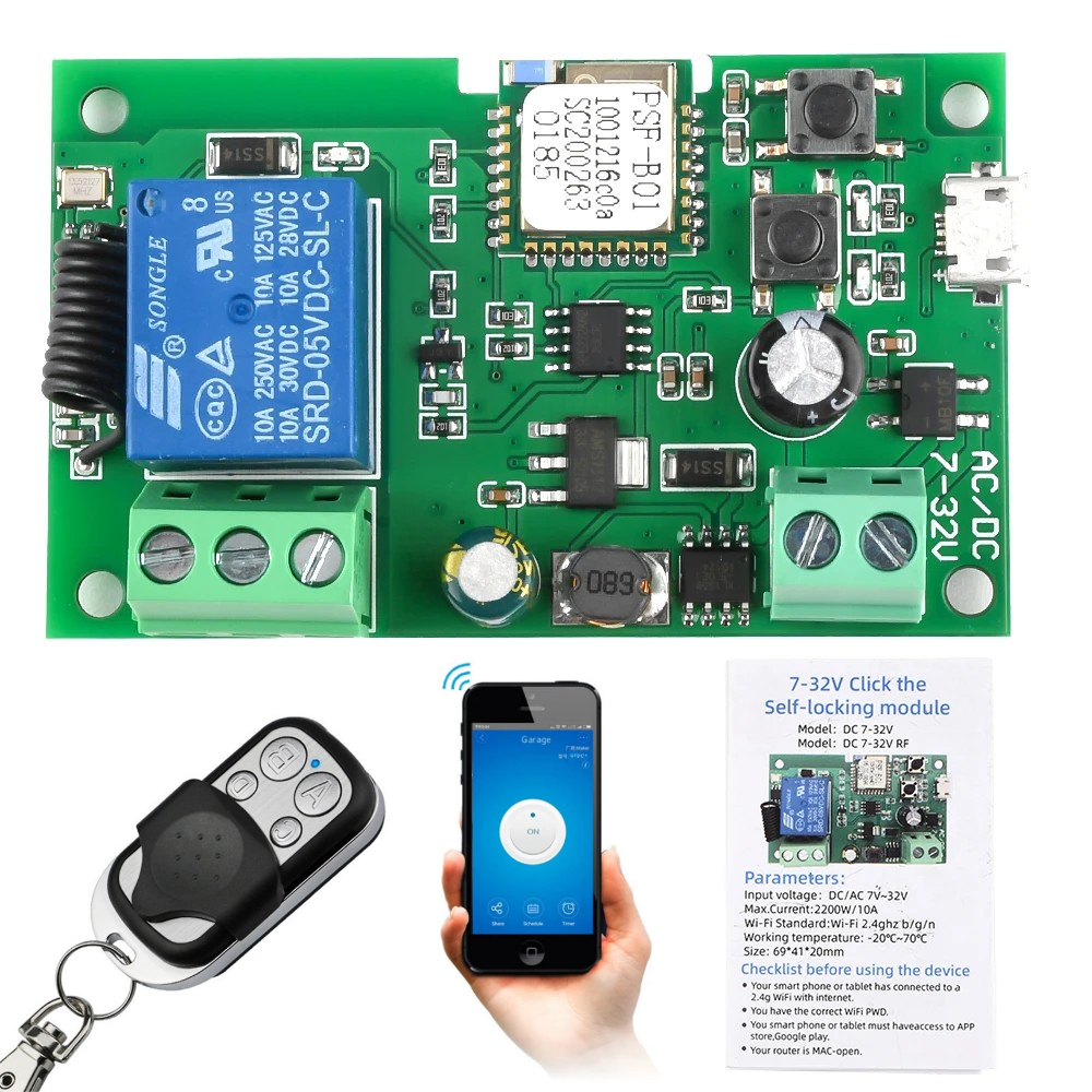 USB 5v DC7-32V eWeLink Smart W - Relay Module 5V ulasan dan harga