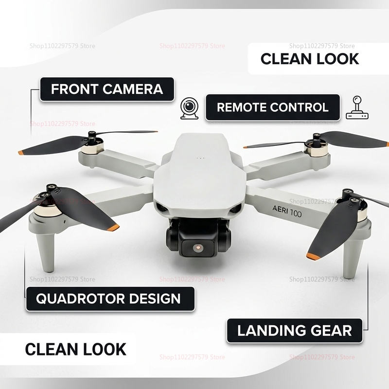 Mini Dronеs Aeri100 8K Profess - Diy Drone Electronics Kit ulasan dan harga