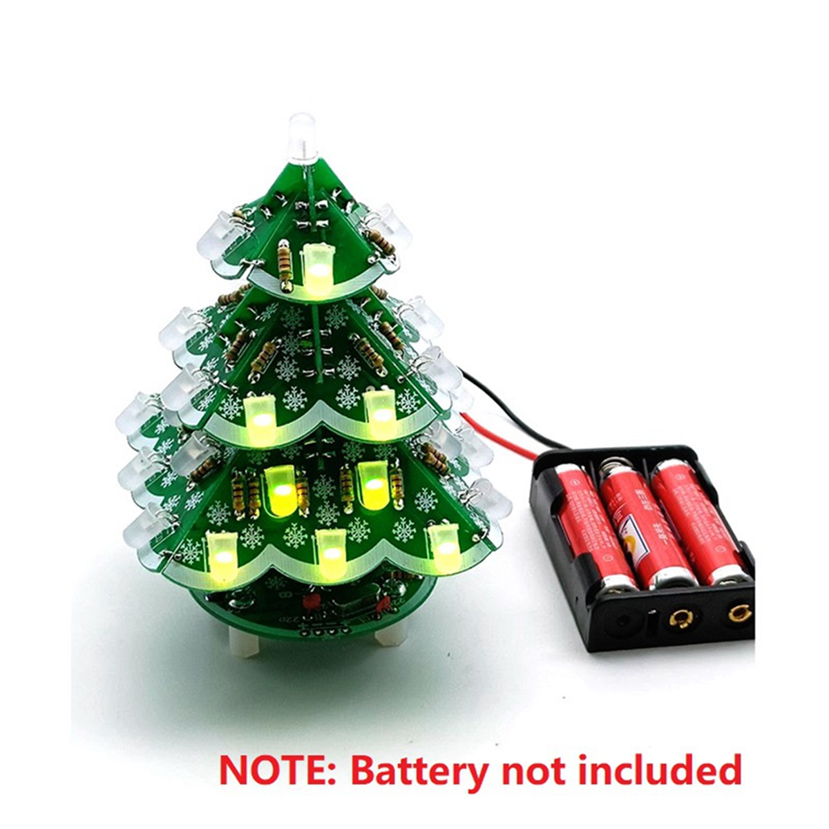Newest! 3D Stereo Christmas Tr - Diy Electronics Set ulasan dan harga