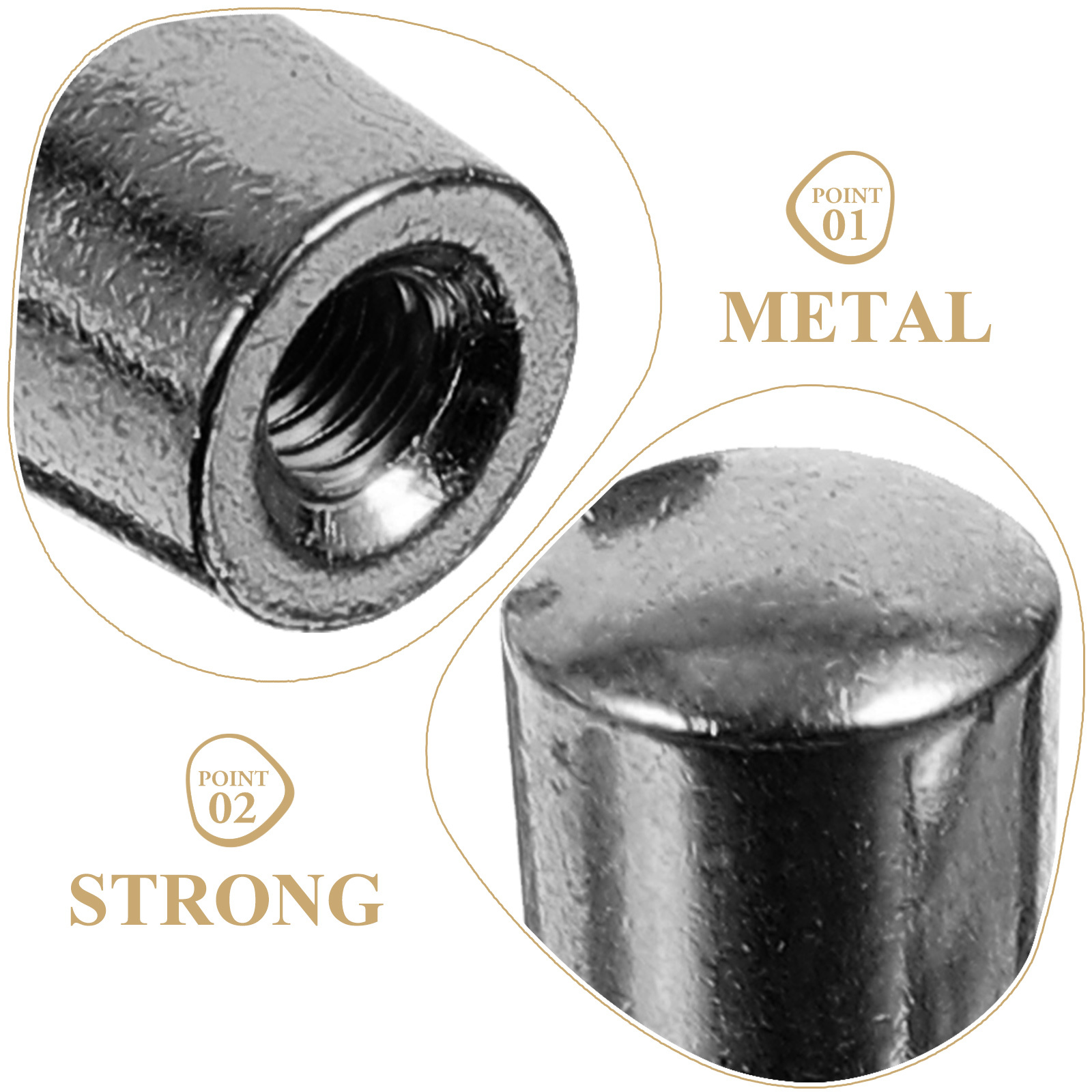 2pcs Metal Tip 4Mm Toggle Cap  - Diy Guitar Electronics ulasan dan harga