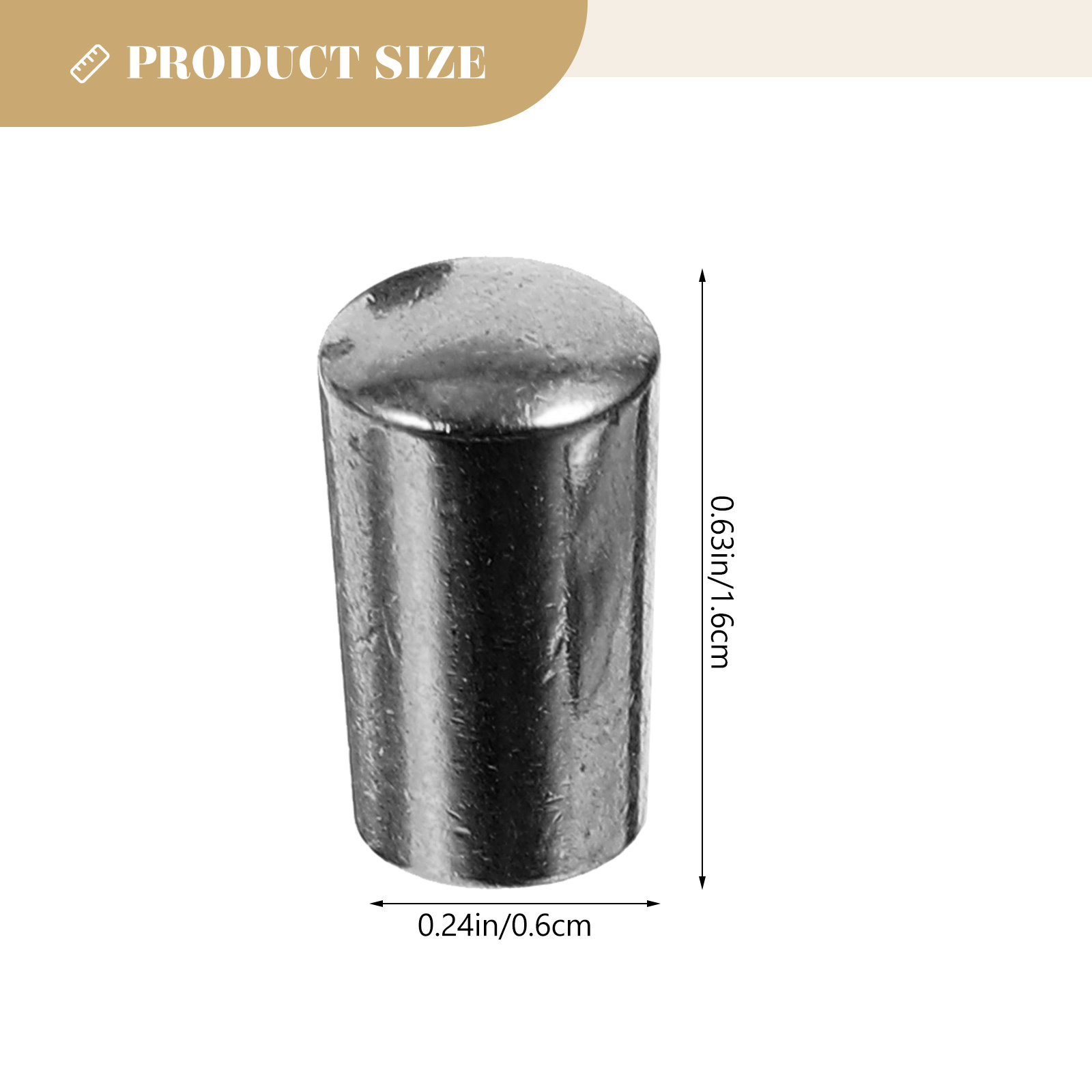 2pcs Metal Tip 4Mm Toggle Cap  - Diy Guitar Electronics ulasan dan harga