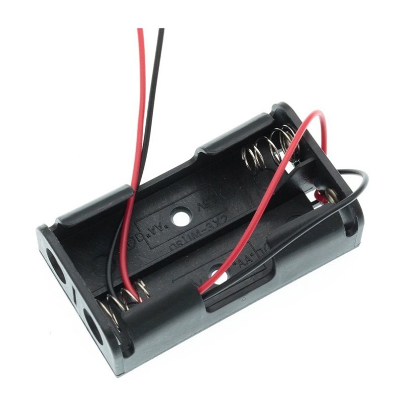AAAEL-100Pcs 2AA Battery Case  - Diy Electronics Wire ulasan dan harga