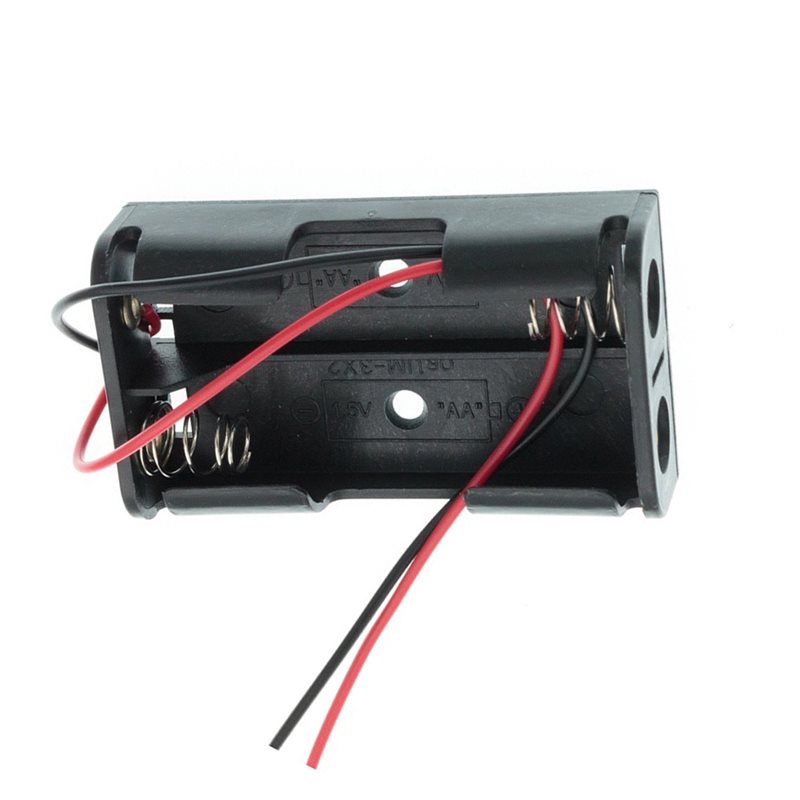 AAAEL-100Pcs 2AA Battery Case  - Diy Electronics Wire ulasan dan harga