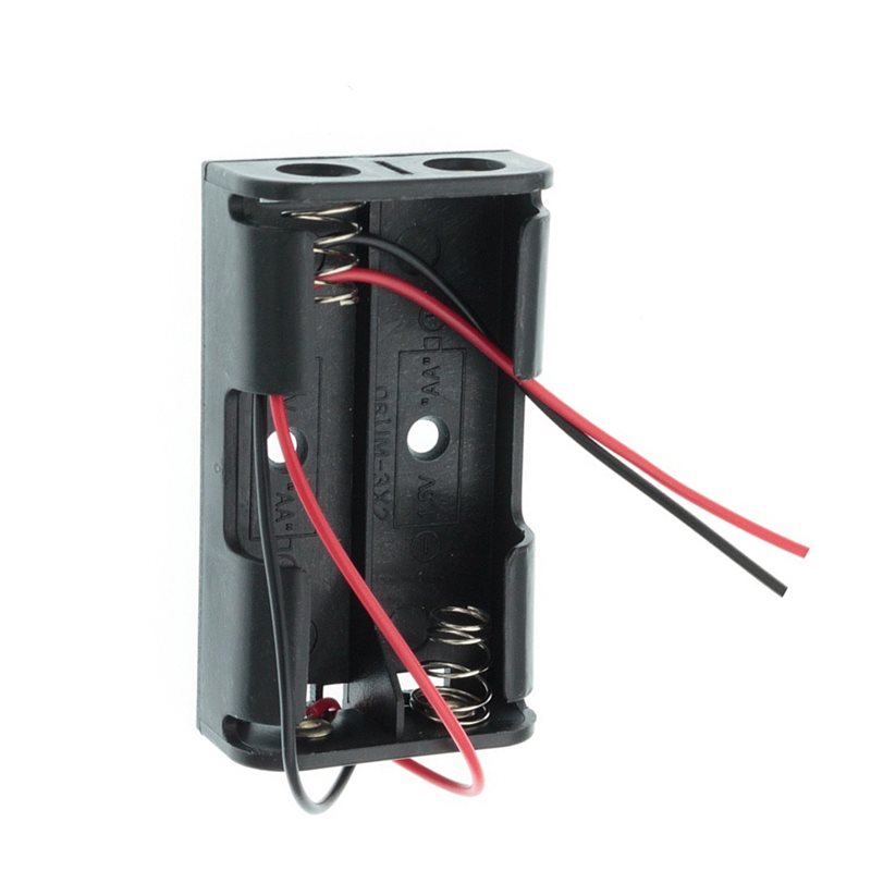 AAAEL-100Pcs 2AA Battery Case  - Diy Electronics Wire ulasan dan harga