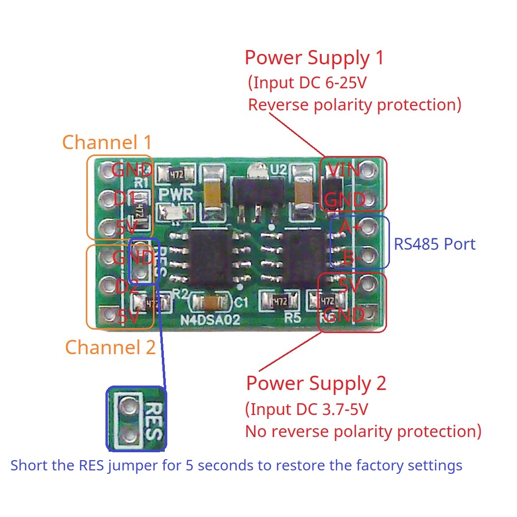 DS18B20 RS485 Adapter Board fo - Ds18B20 Temperature Sensor ulasan dan harga