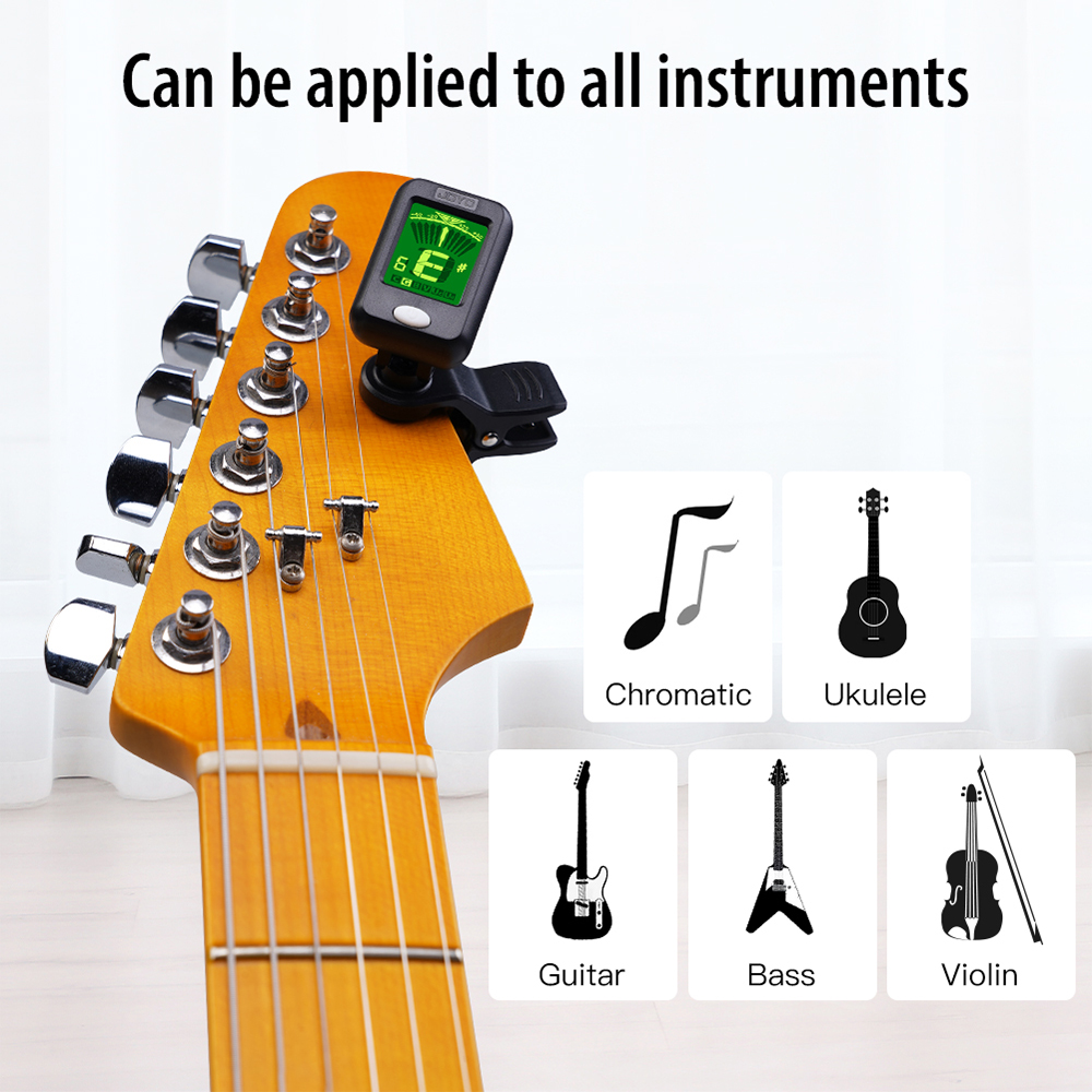 JOYO JT-09 Guitar Tuner Clip-o - Diy Guitar Electronics ulasan dan harga