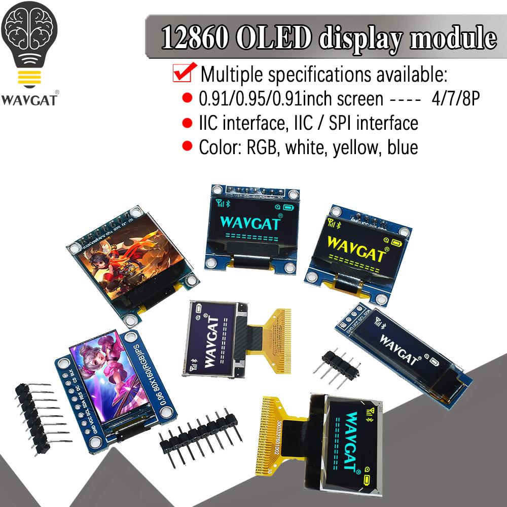 White Yellow Blue color 4Pin 7 - I2C Lcd Display ulasan dan harga