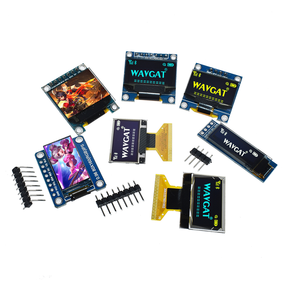White Yellow Blue color 4Pin 7 - I2C Lcd Display ulasan dan harga