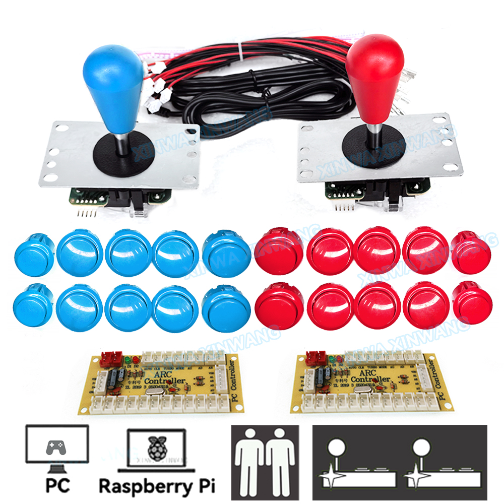 Arcade Joystick Copy SANWA Gam - Diy Electronics Game ulasan dan harga