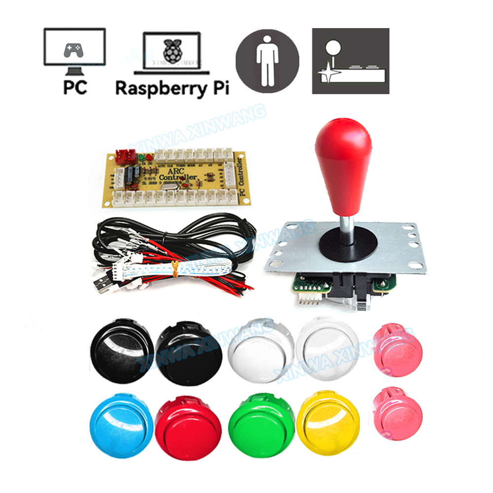 Arcade Joystick Copy SANWA Gam - Diy Electronics Game ulasan dan harga