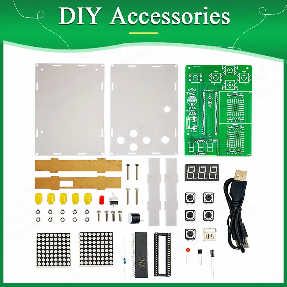 DIY Pixel Game Maker Kit Elect - Diy Electronics Game ulasan dan harga