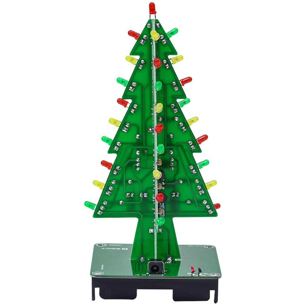 DIY Christmas Tree LED Flash K - Diy Electronics Set ulasan dan harga