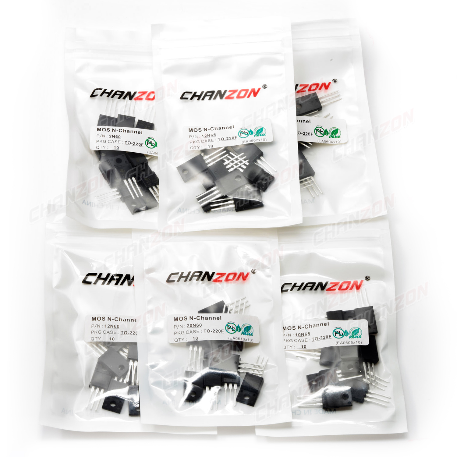 10Pcs TO-220F 20N60 6N60 7N65  - Diy Electronics Youtube Channel ulasan dan harga