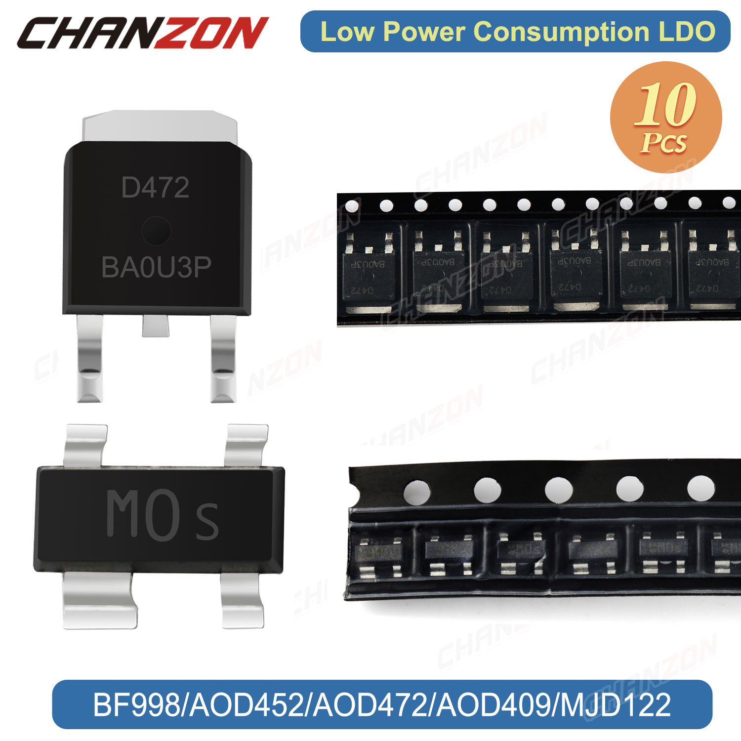 10PCS SOT-143 TO-252 BF998 AOD - Diy Electronics Youtube Channel ulasan dan harga