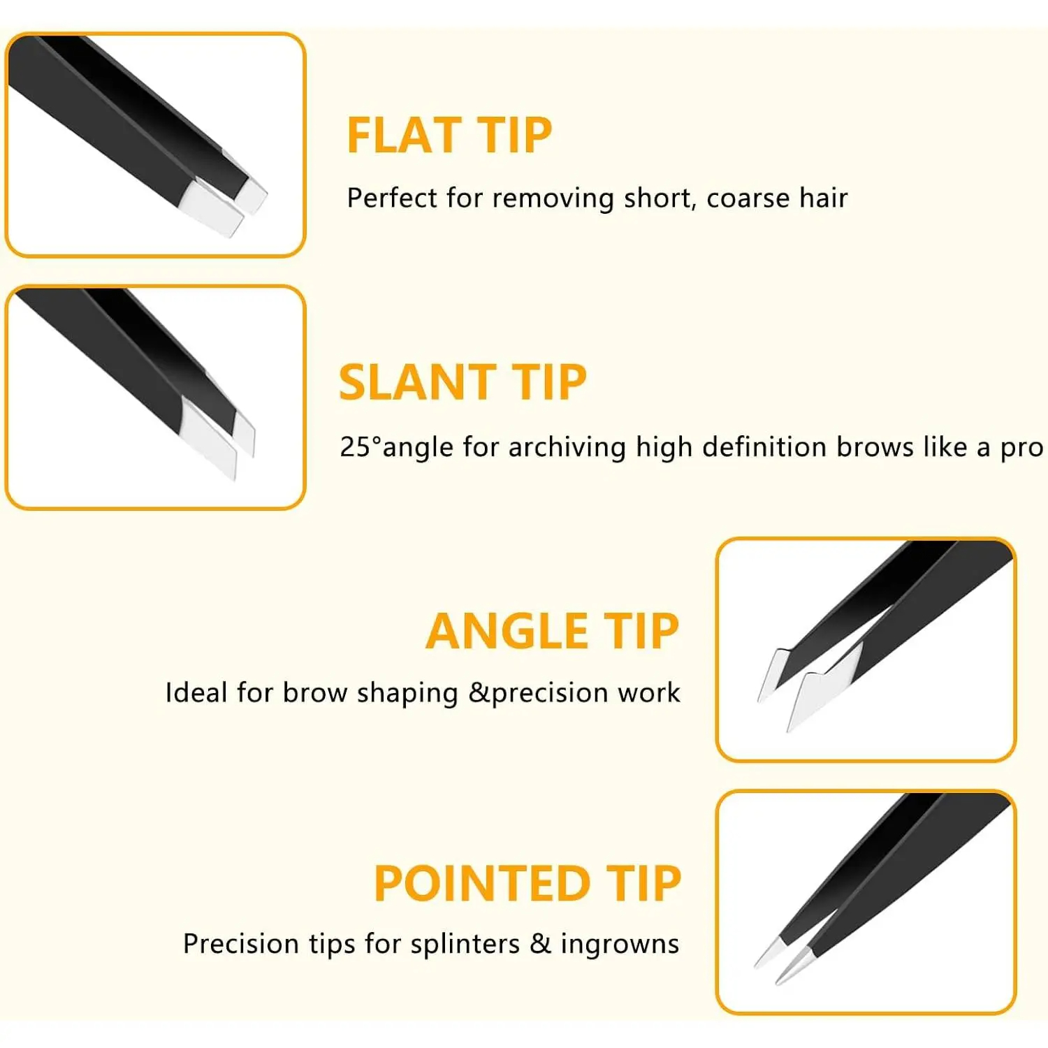 4Pcs Precision Tweezers Set, P - Diy Electronics Set ulasan dan harga