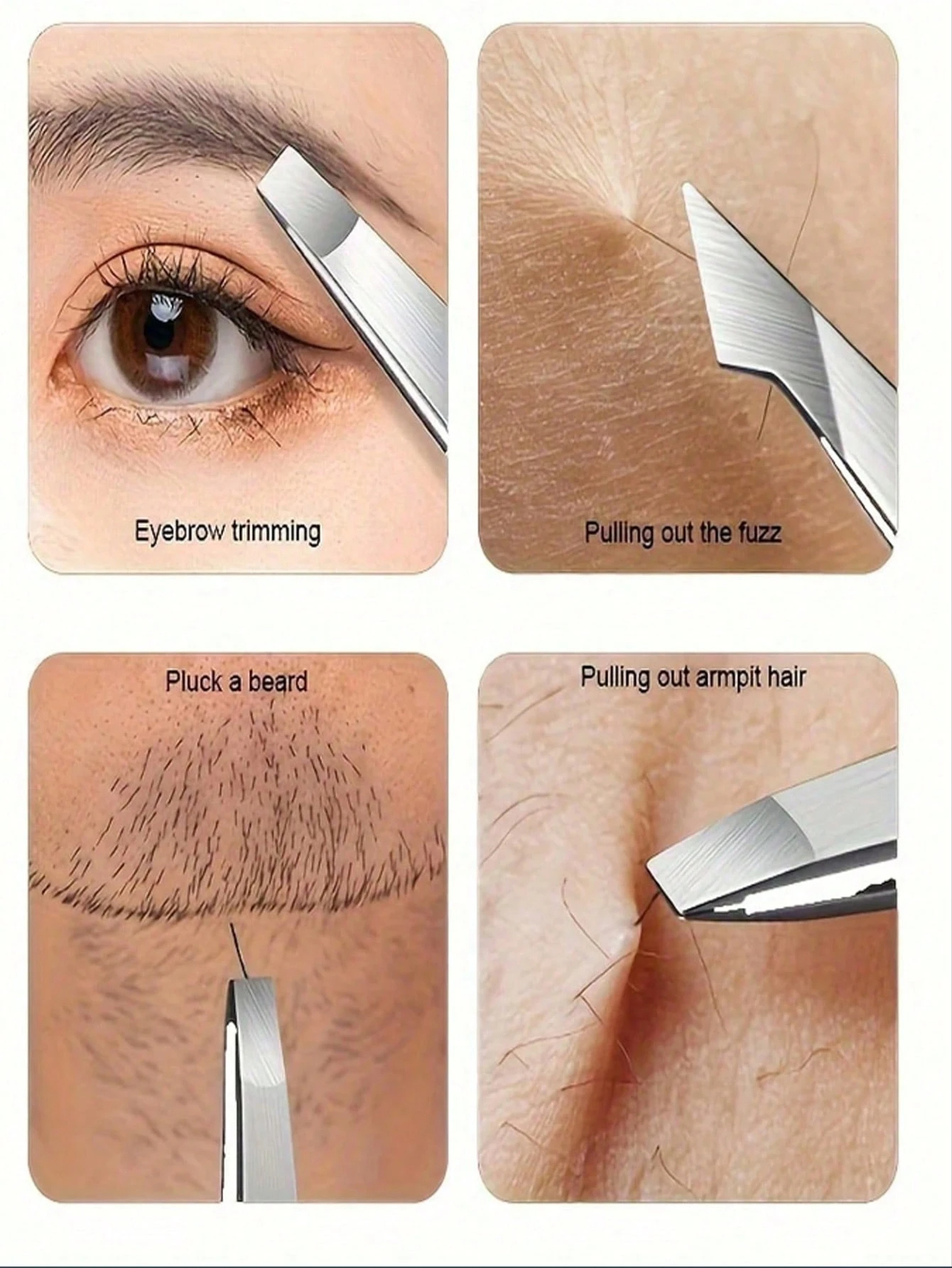 4Pcs Precision Tweezers Set, P - Diy Electronics Set ulasan dan harga