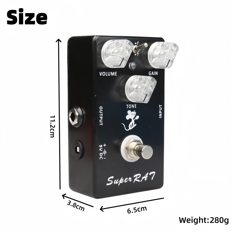 Mosky Super RAT Guitar Effect  - Diy Guitar Electronics ulasan dan harga