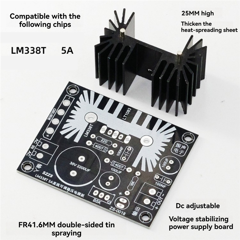 ABKQ-Adjustable Linear Regulat - Diy Electronics Filament ulasan dan harga