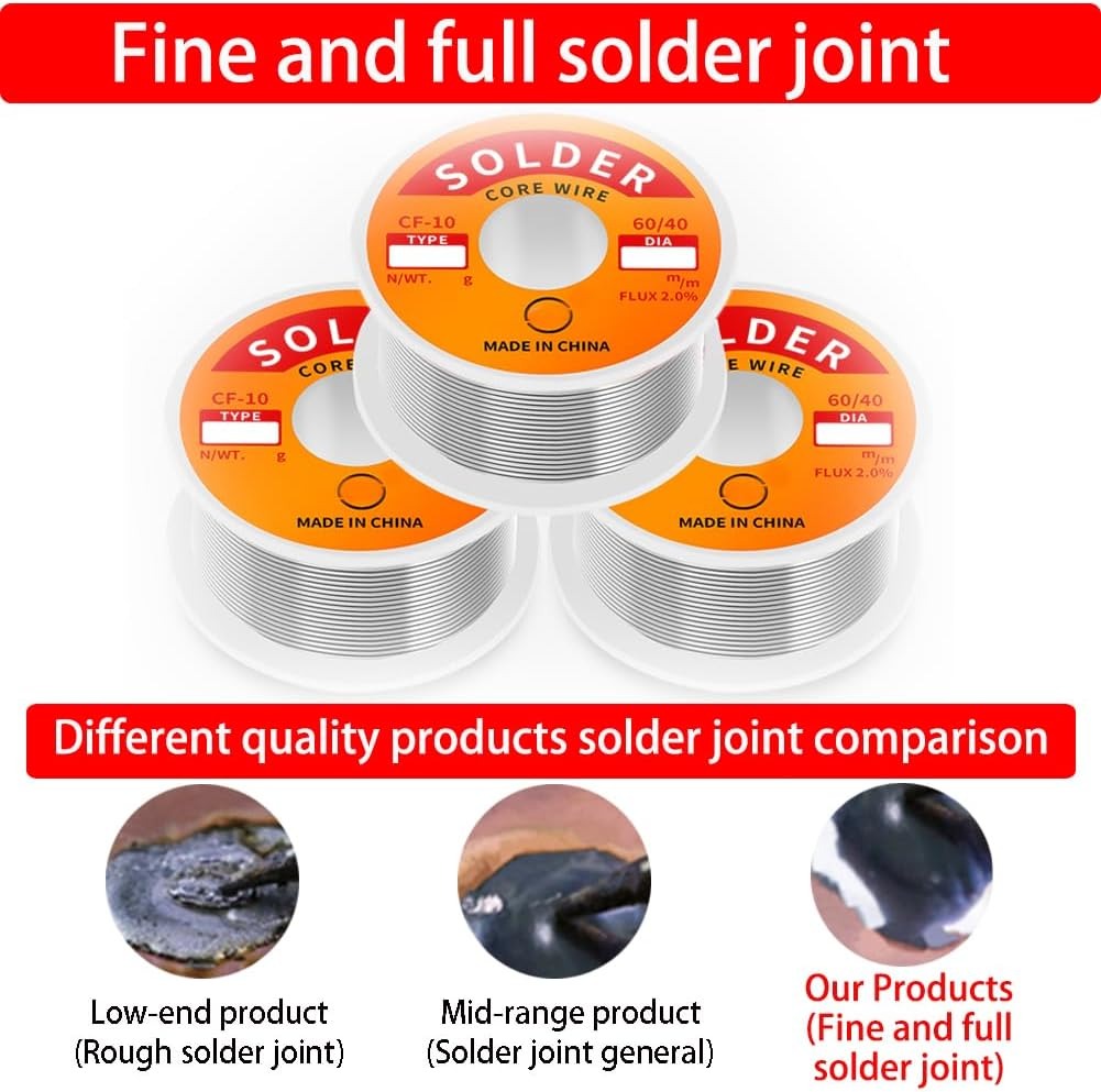 Tin Solder Wire Rosin Core 2%  - Diy Electronics Flux ulasan dan harga