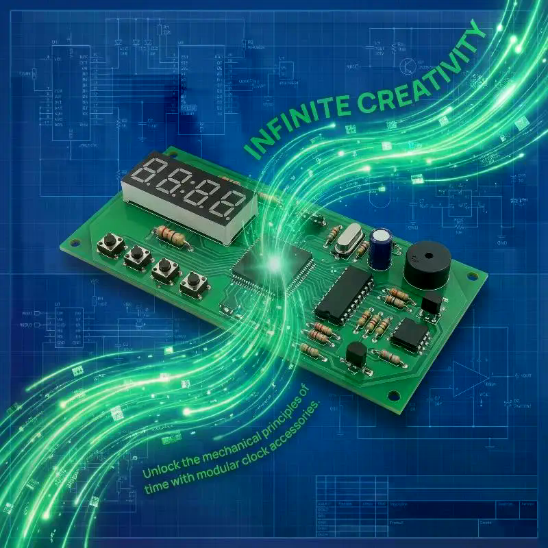 DIY Digital LED Clock Kit 4 Di - Diy Electronics Projects For Students ulasan dan harga