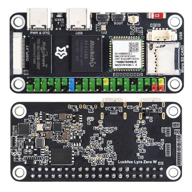 Luckfox Lyra Zero W RK3506B Ro - Raspberry Pi Zero ulasan dan harga
