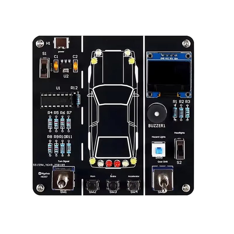 AT82-DIY Car Driving Simulatio - Diy Electronics Projects For Students ulasan dan harga