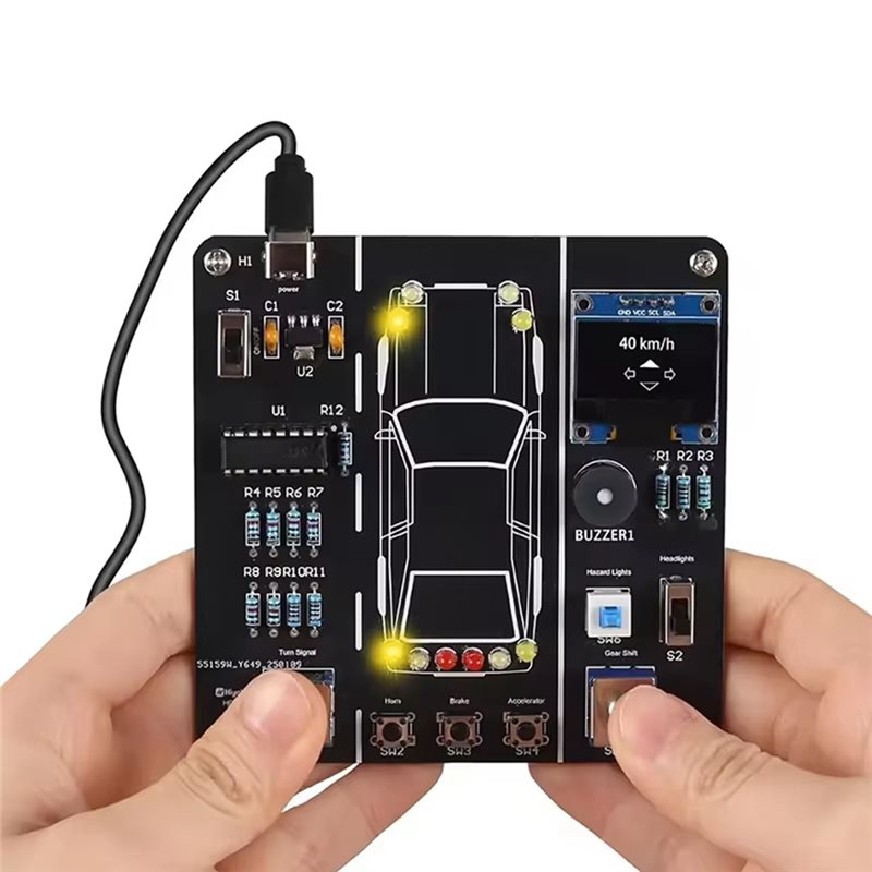 AT82-DIY Car Driving Simulatio - Diy Electronics Projects For Students ulasan dan harga