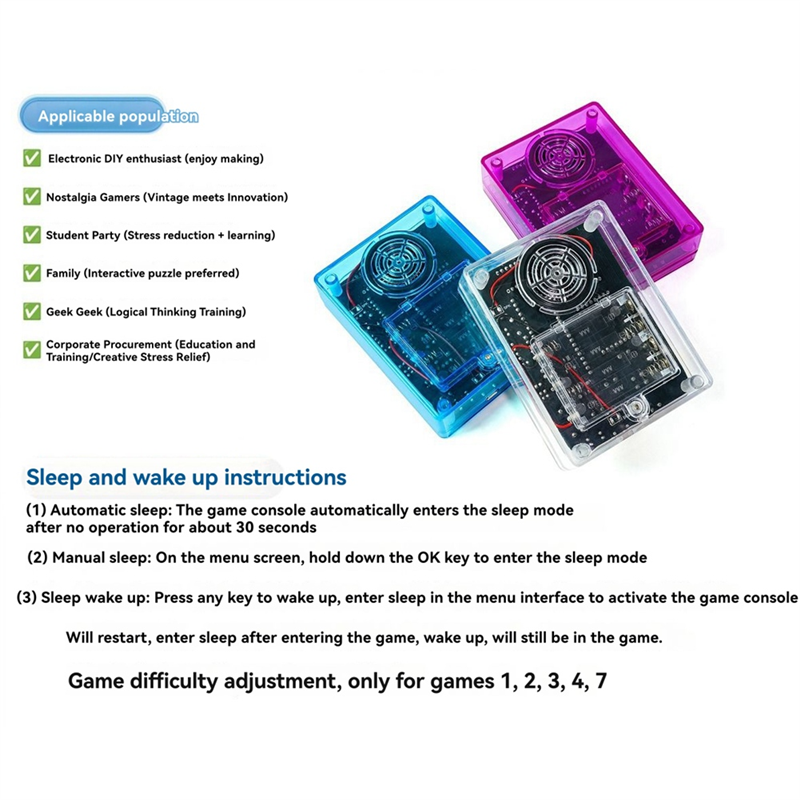 A97I-DIY Game Kit Game Console - Diy Electronics Game ulasan dan harga