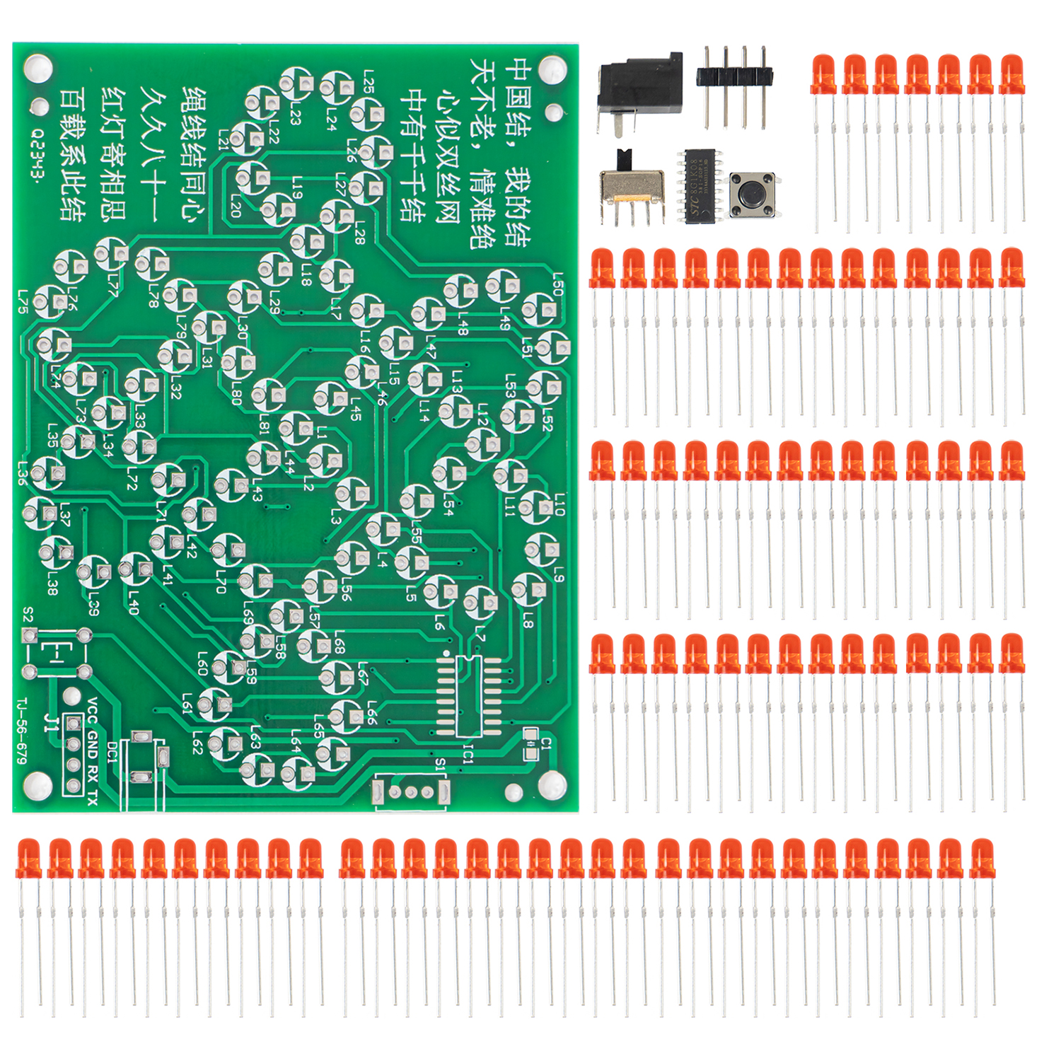 DIY LED Electronic Kit Chinese - Diy Electronics Projects For Students ulasan dan harga