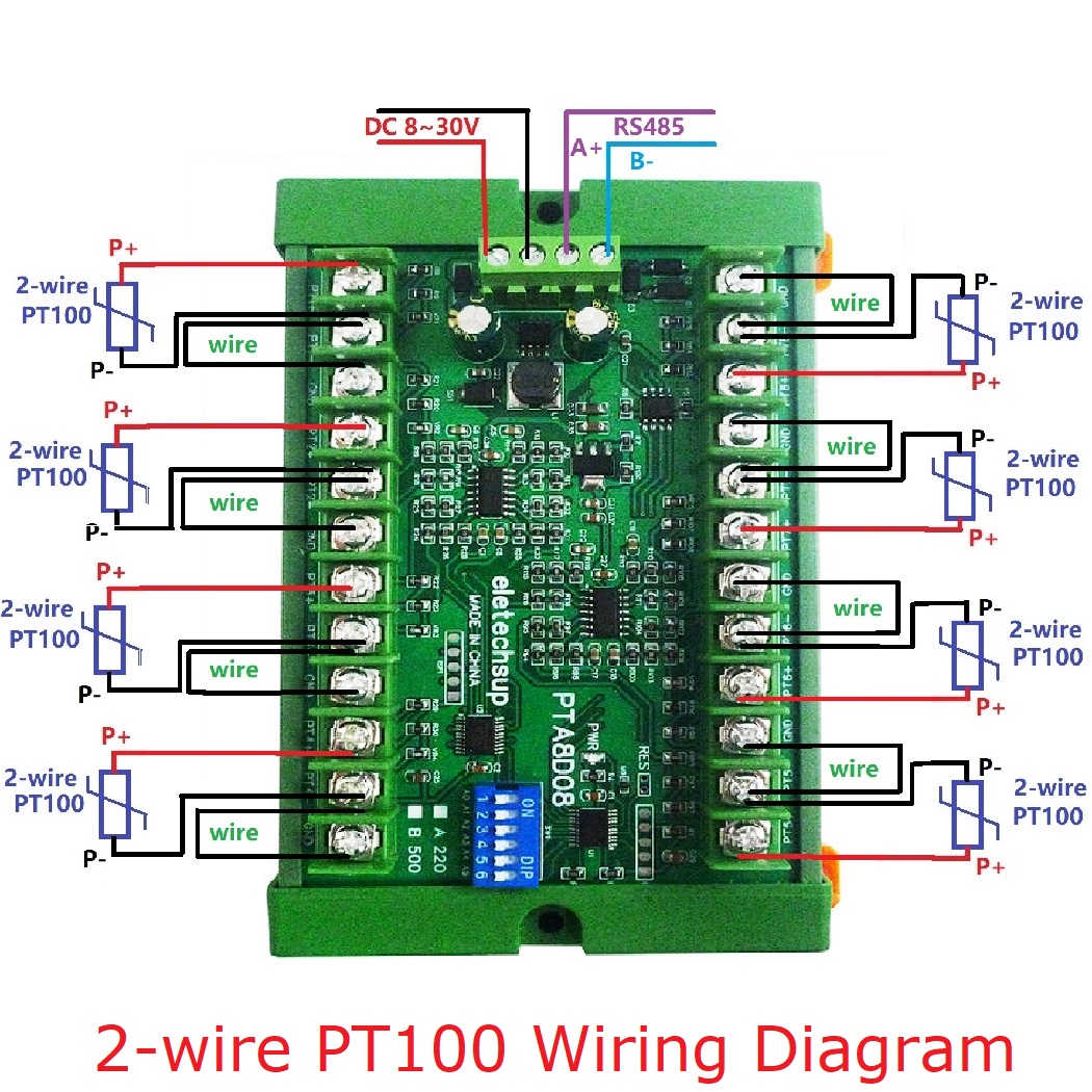 RS485 Temperature Sensor Acqui - Ds18B20 Temperature Sensor ulasan dan harga