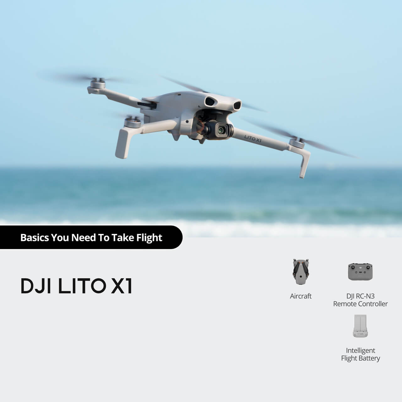 Lito X1 Smooth Flight Kit RC-N - Diy Drone Electronics Kit ulasan dan harga