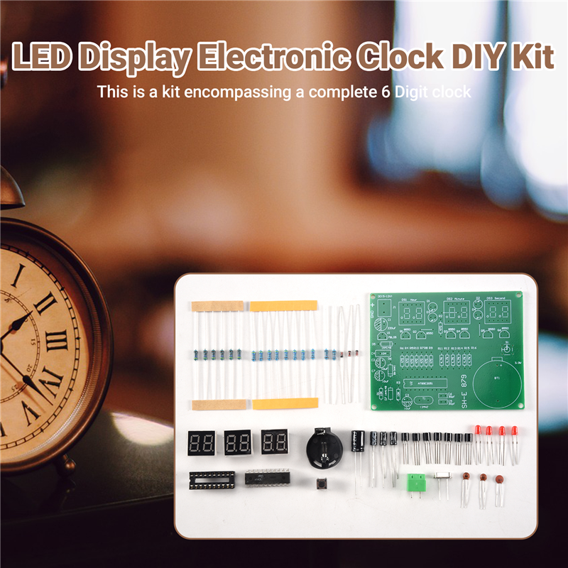 AT89C2051 6 Digital LED Displa - Diy Electronics Flux ulasan dan harga