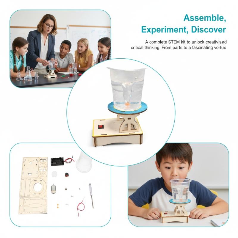 A Set Of Rotator Wooden Puzzle - Diy Electronics Set ulasan dan harga