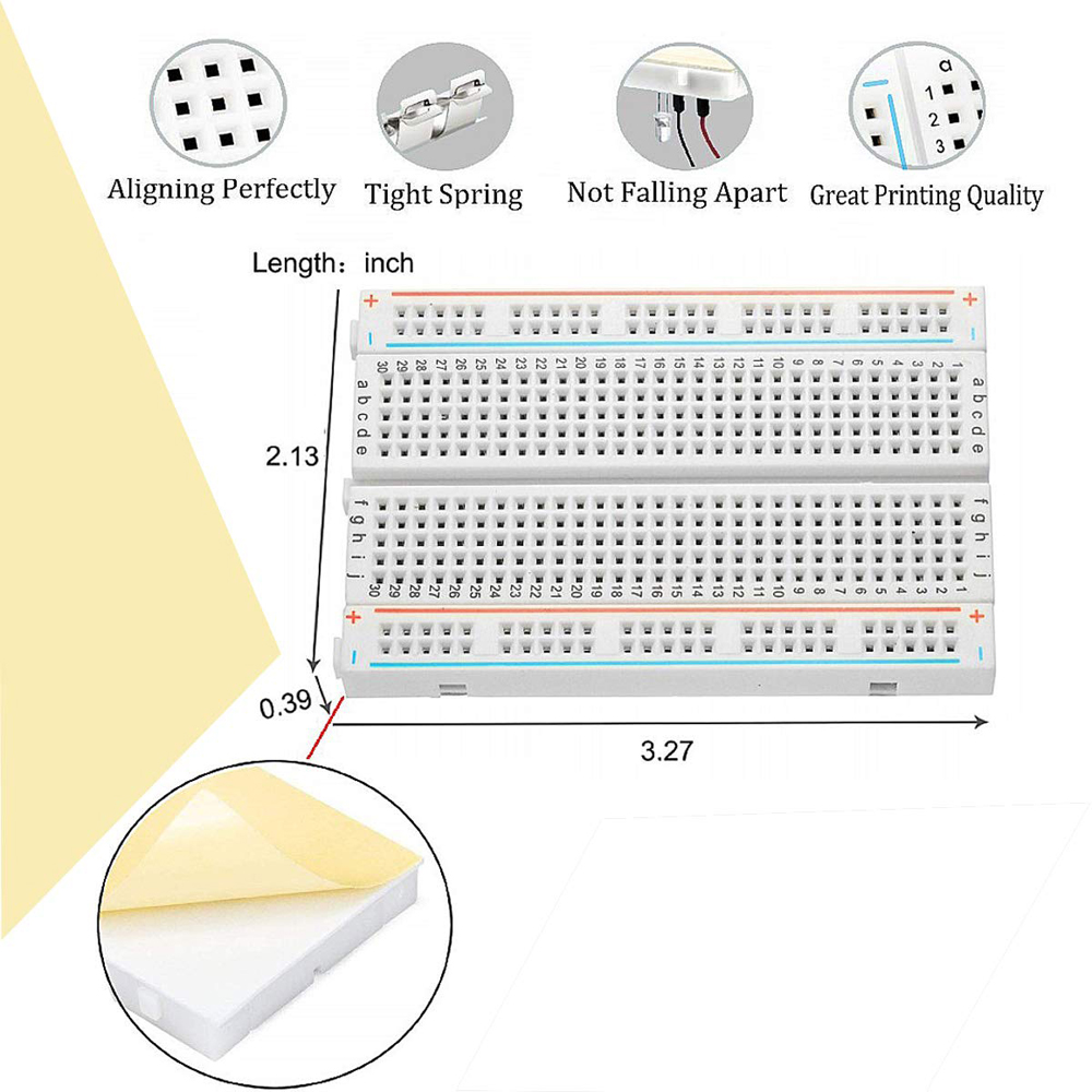 Breadboard Jumper Wire Kit wit - Diy Electronics Breadboard ulasan dan harga
