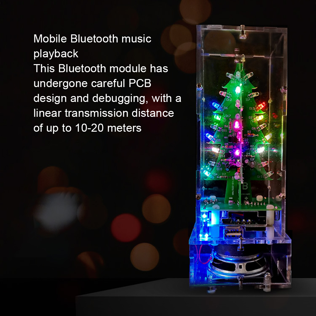 LED Colorful Christmas Tree DI - Diy Electronics Set ulasan dan harga