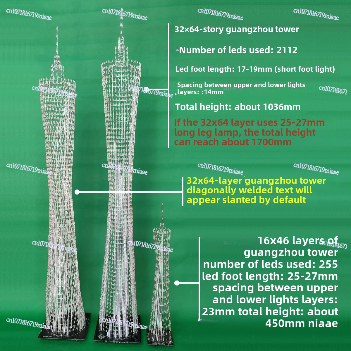 64-Floor Canton Tower DIY Kit  - Diy For Electronics ulasan dan harga