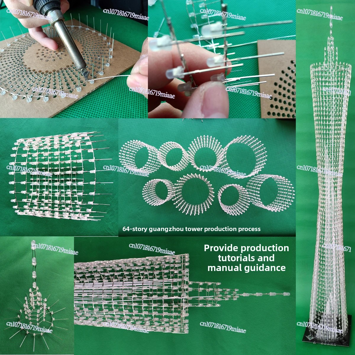 64-Floor Canton Tower DIY Kit  - Diy For Electronics ulasan dan harga