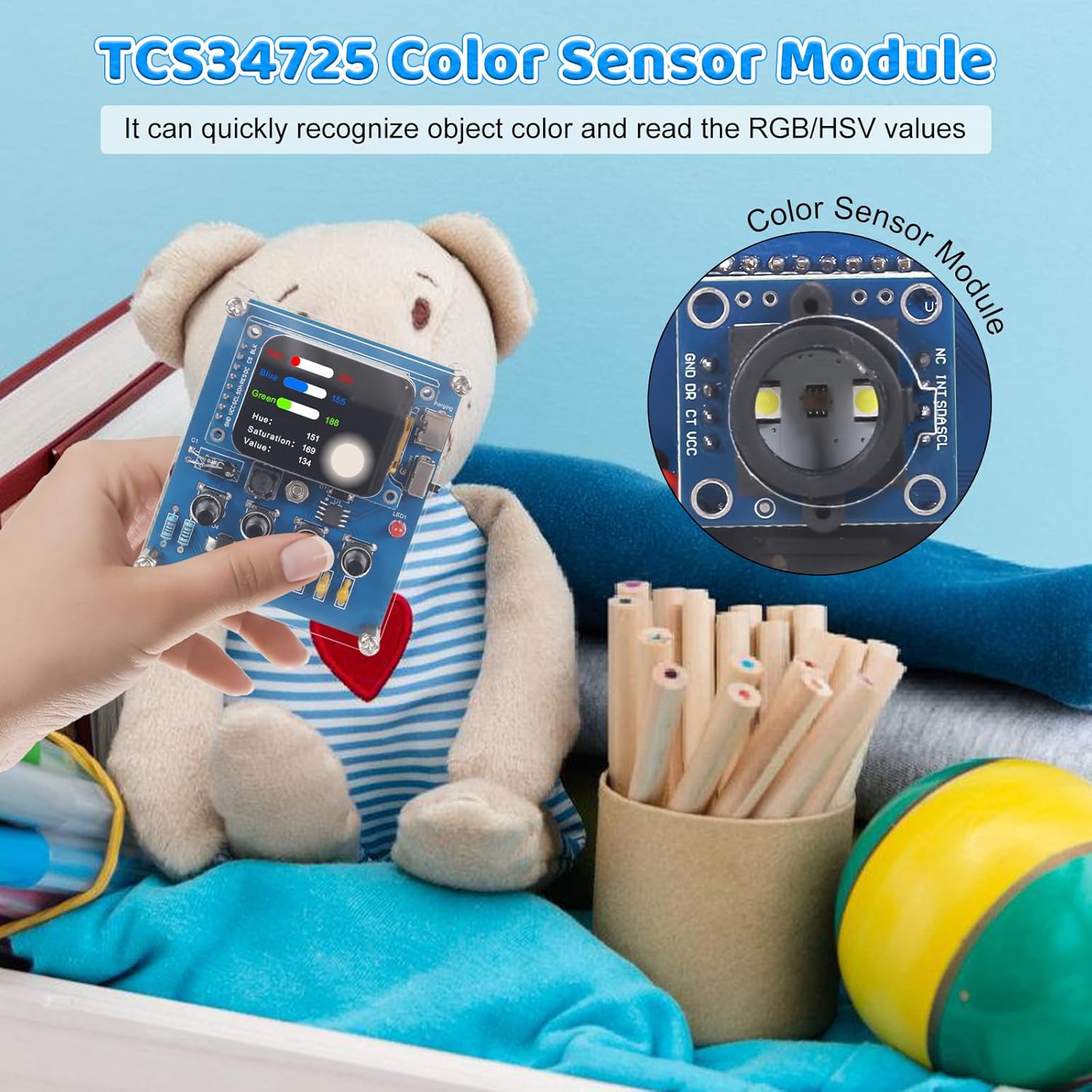 DIY Color Recognition Solderin - Diy Electronics Game ulasan dan harga