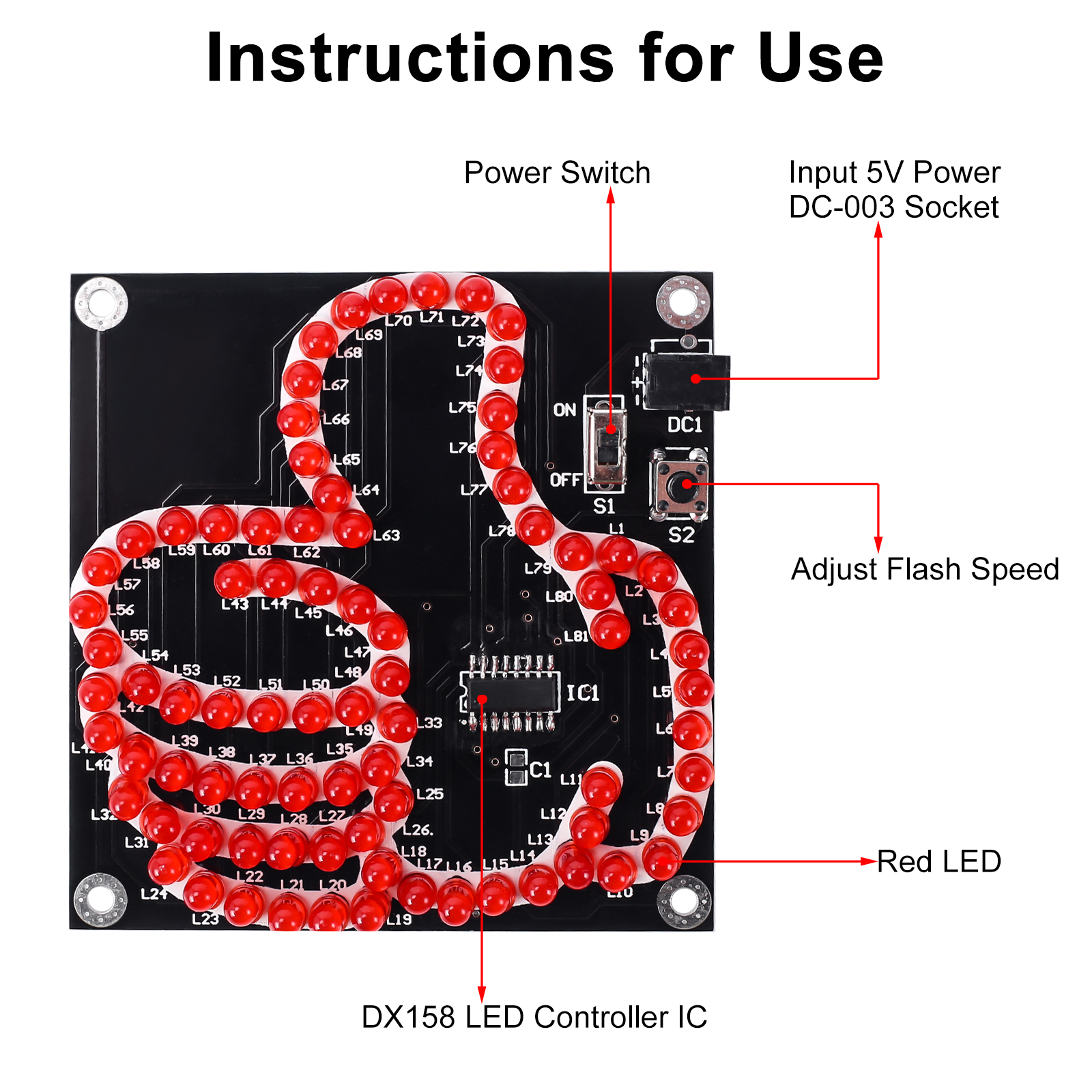 DIY Soldering Kit Thumb Sign L - Diy Electronics Projects For Students ulasan dan harga