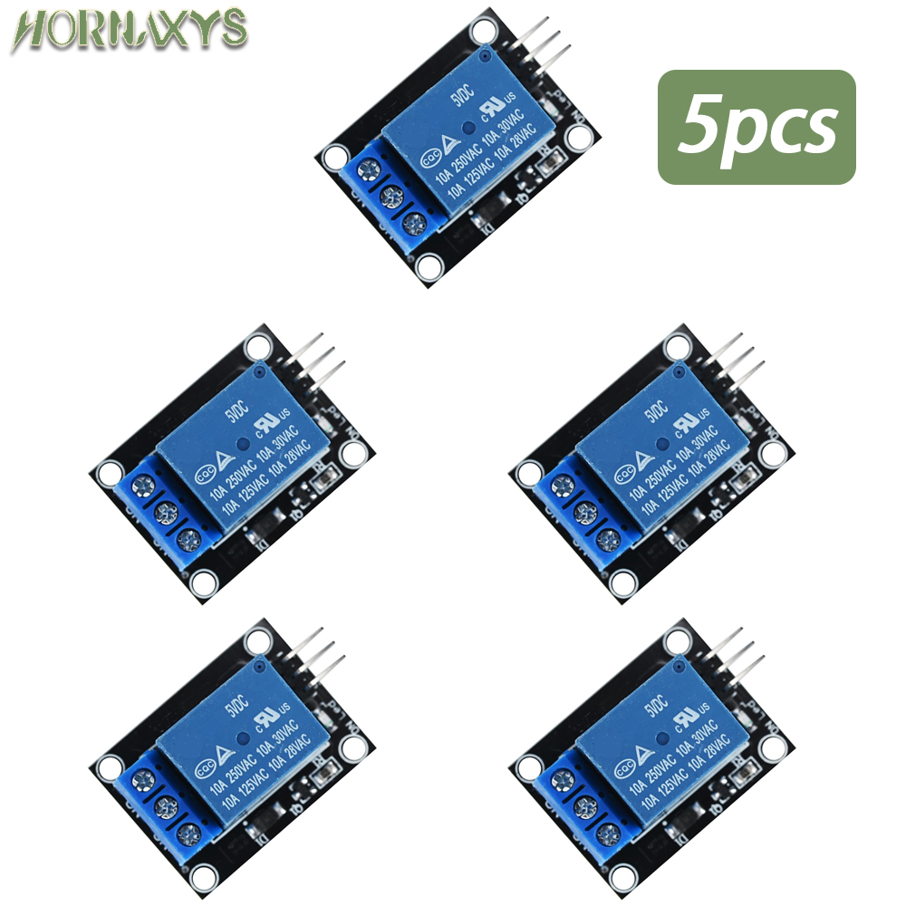 10/5pcs 5V 1 Channel Relay Mod - Relay Module 5V ulasan dan harga
