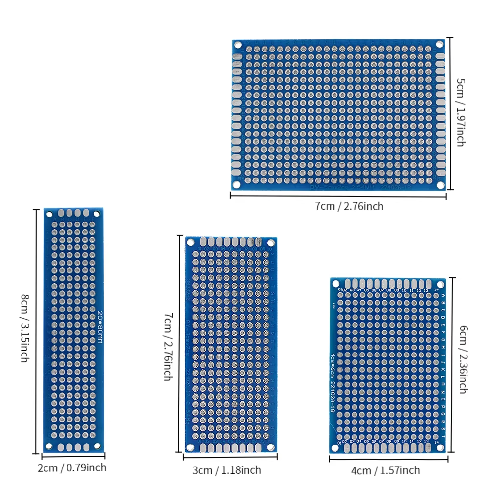 20PCS/Lot Double sided PCB kit - Diy Electronics Breadboard ulasan dan harga