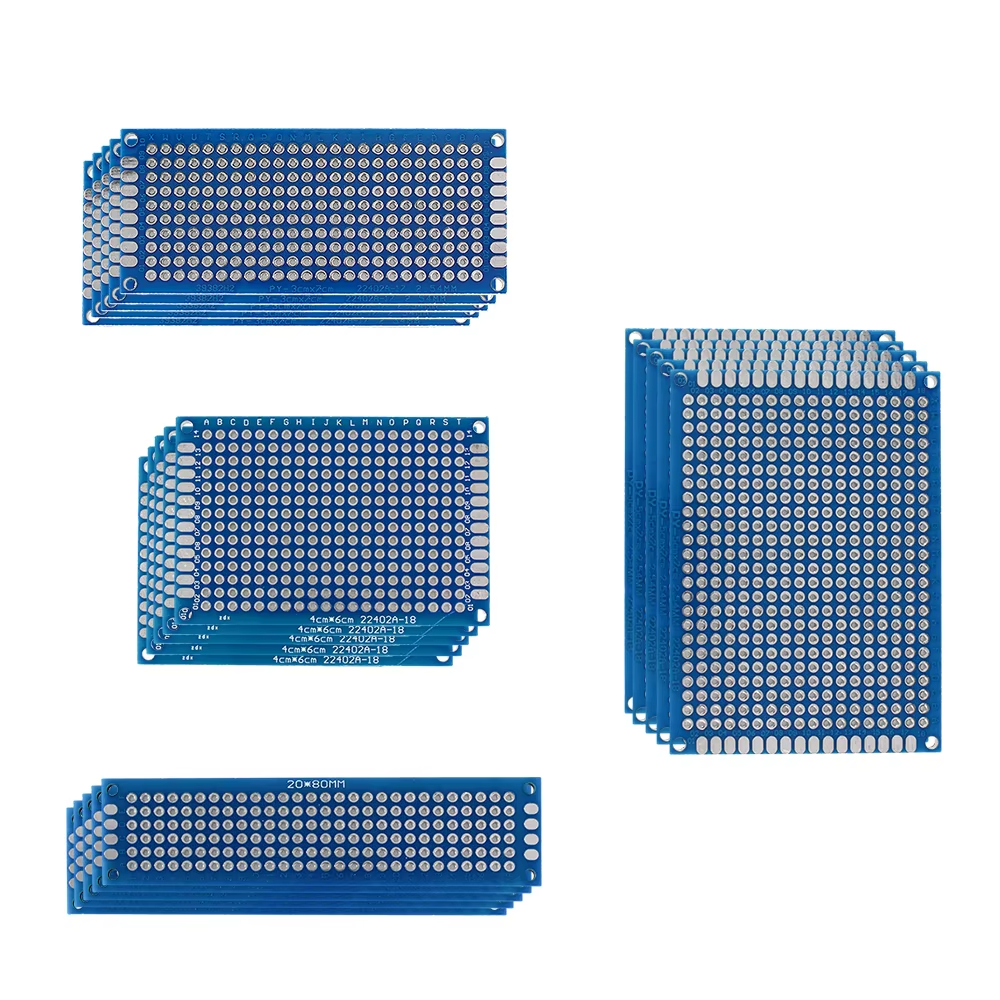 20PCS/Lot Double sided PCB kit - Diy Electronics Breadboard ulasan dan harga
