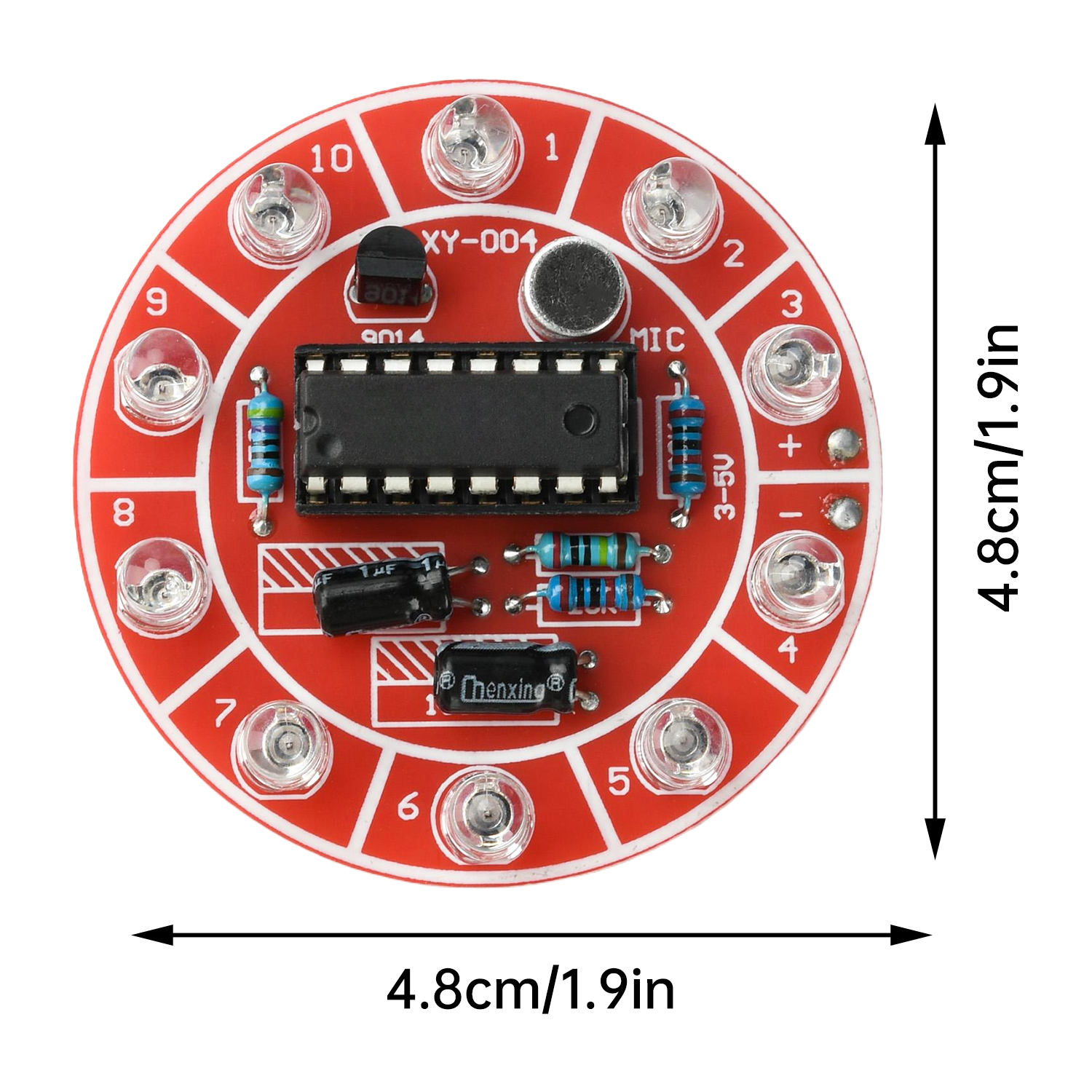 3–5V DC voice-controlled rotat - Diy Electronics Game ulasan dan harga